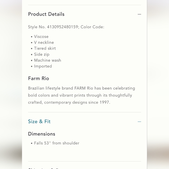 Farm Rio Dress - Picture 12 of 13